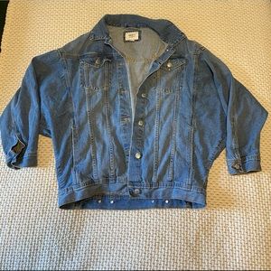 Forever 21 Large Wing-arm Denim Jacket